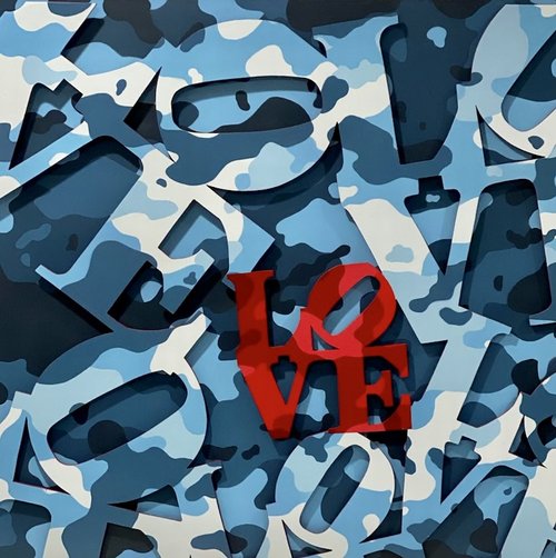 Blue Love Gary Rosen Baldy Art Gallery Art Collector