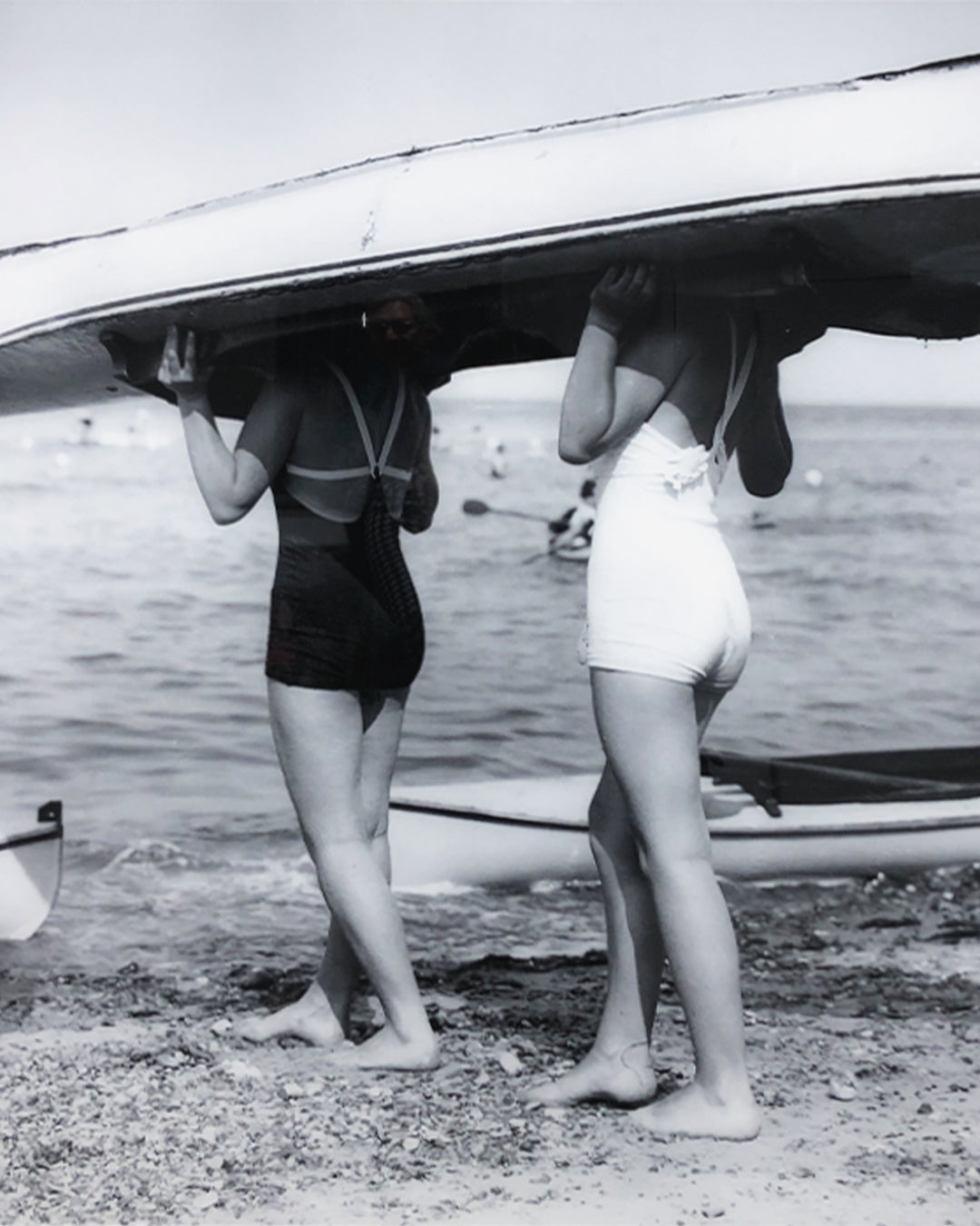 Baldy Art Gallery Boat Bearer by Hulton Archive Art Collectors Archival White Frame and Plexi Mount Prints