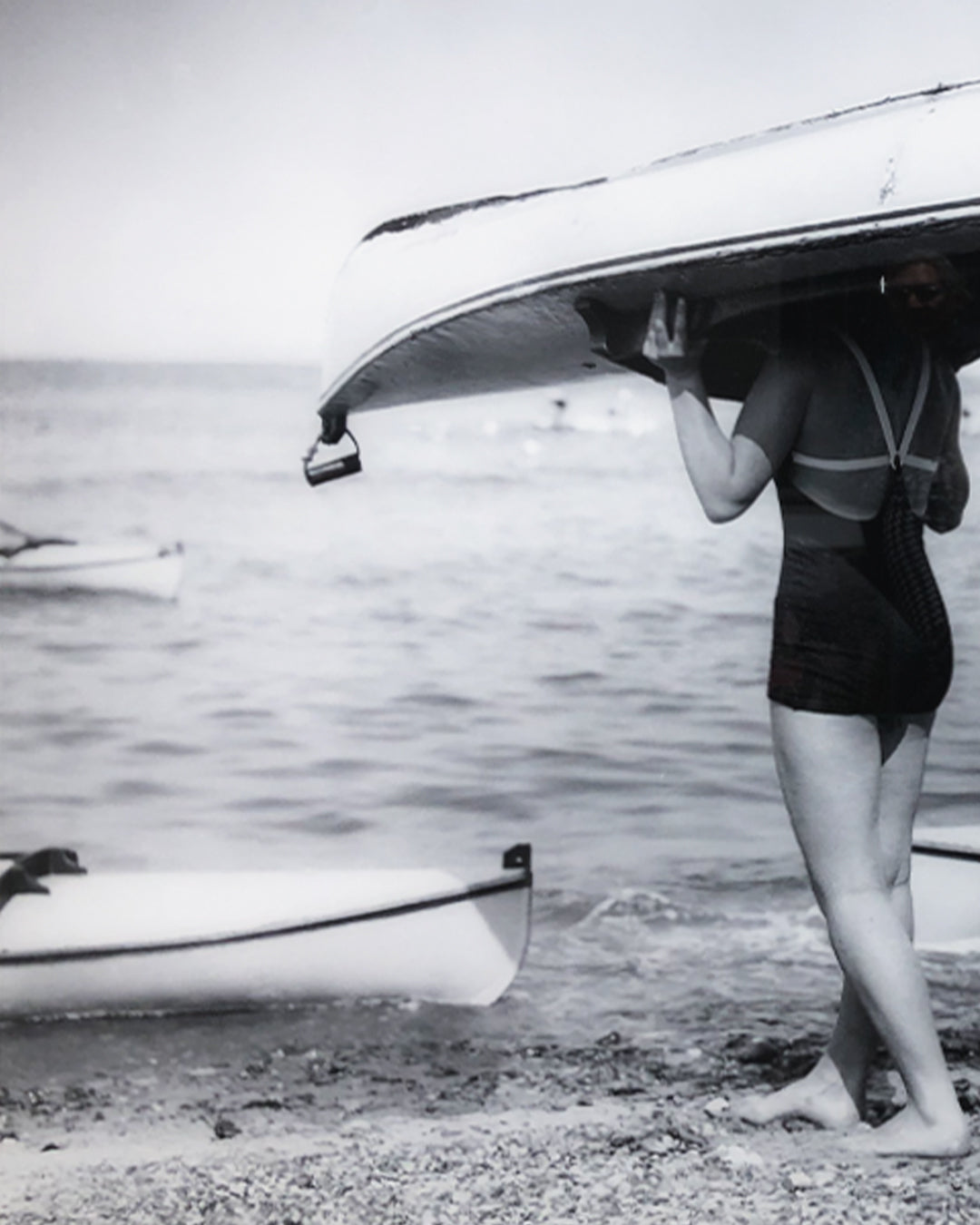 Baldy Art Gallery Boat Bearer by Hulton Archive Art Collectors Archival White Frame and Plexi Mount Prints