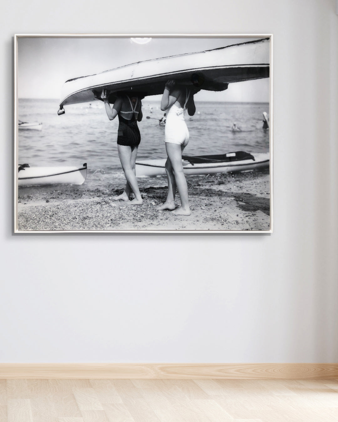 Baldy Art Gallery Boat Bearer by Hulton Archive Art Collectors Archival White Frame and Plexi Mount Prints