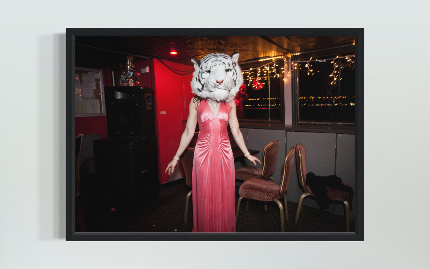 Tiger in a Pink Dress