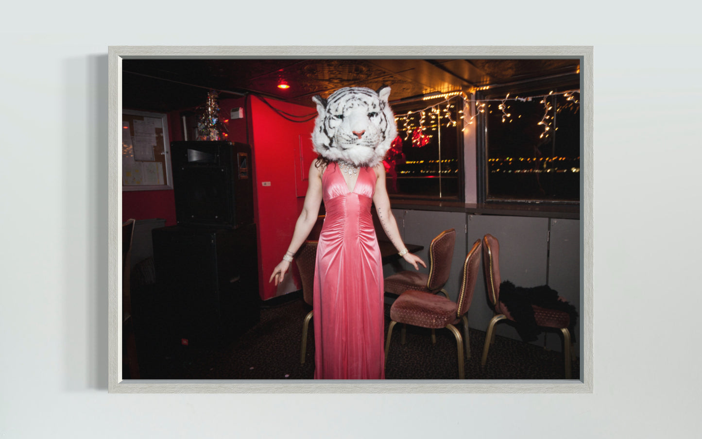 Tiger in a Pink Dress