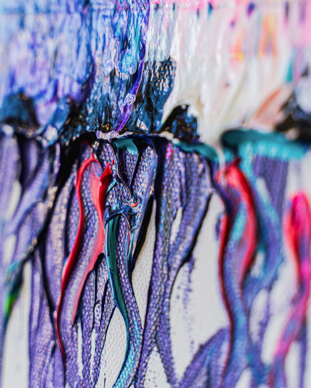 Baldy Art Gallery Justin W. Cox Art Piece acrylic on canvas