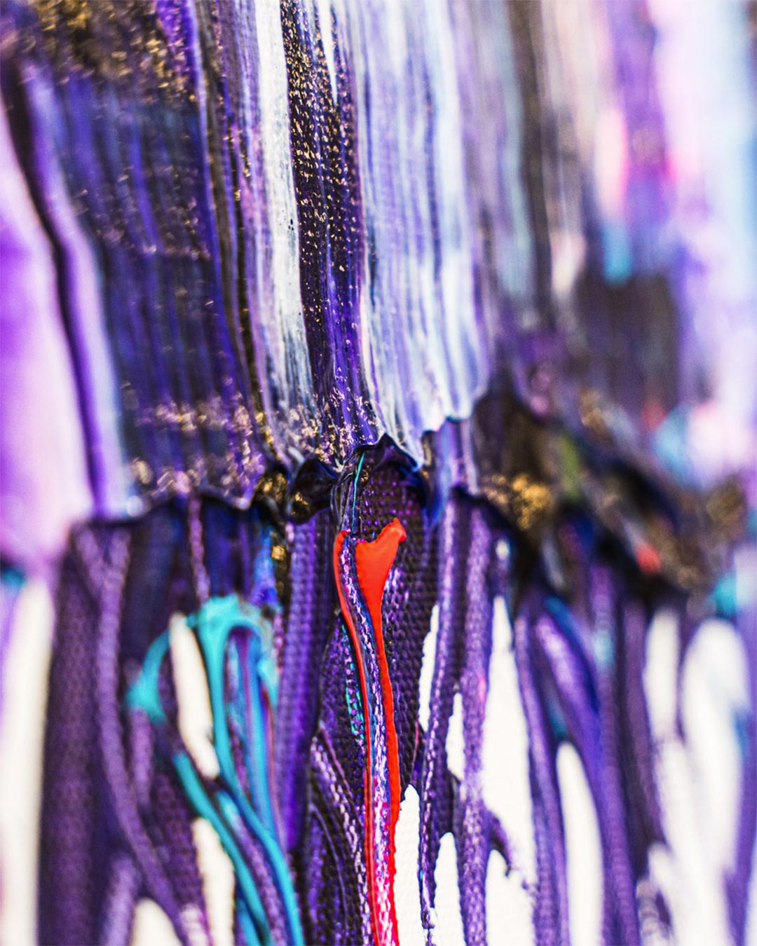 Baldy Art Gallery Justin W. Cox Art Piece acrylic on canvas