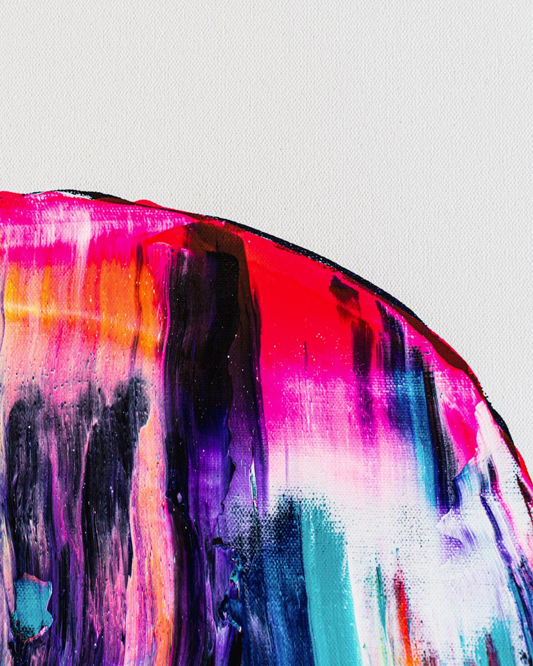 Baldy Art Gallery Justin W. Cox Art Piece acrylic on canvas