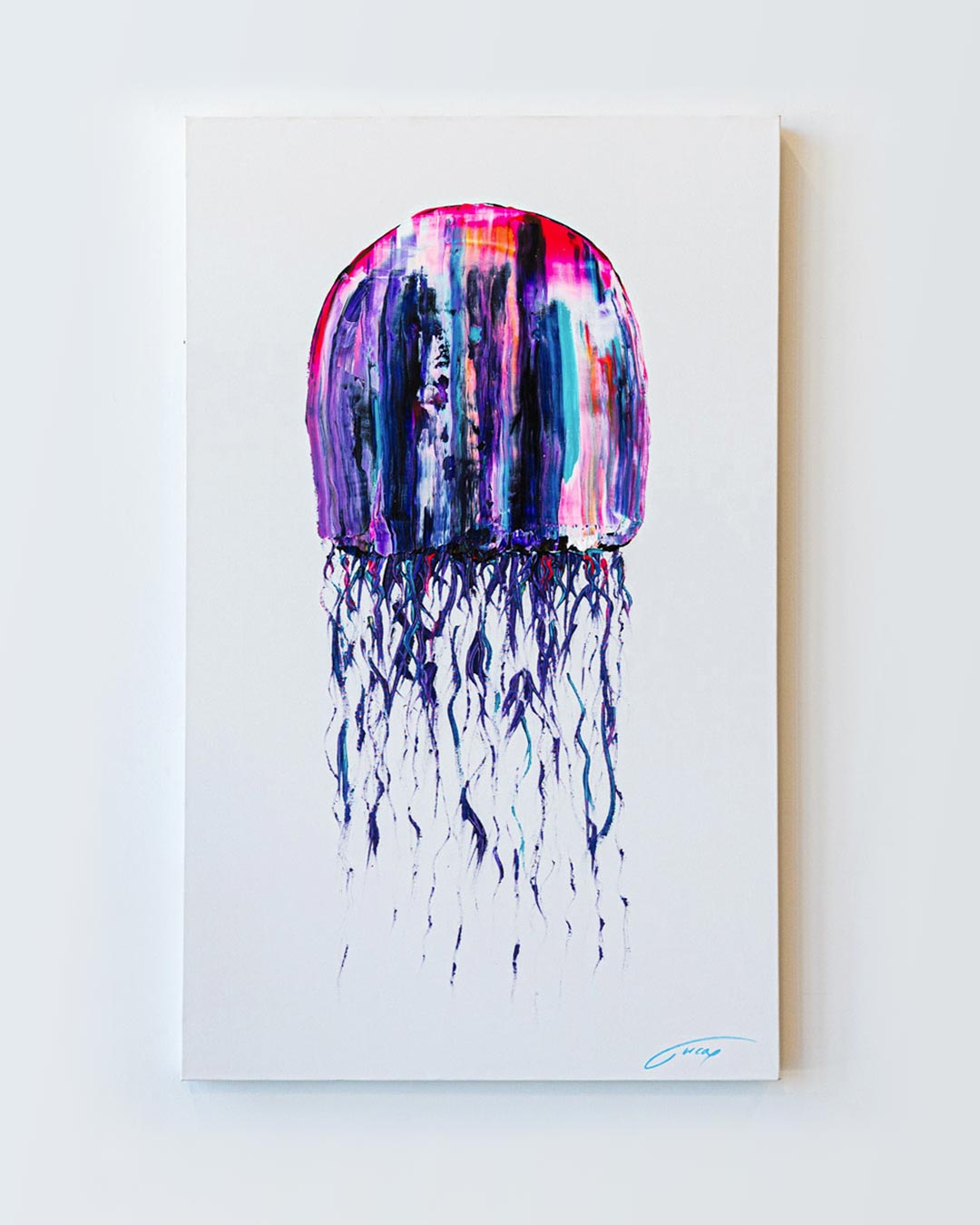 Baldy Art Gallery Justin W. Cox Art Piece acrylic on canvas