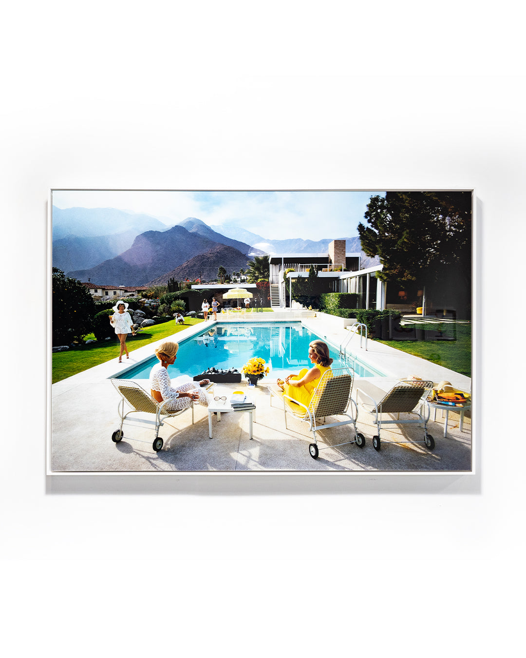 Baldy Art Gallery Poolside Gossip by Slim Aarons Photograph