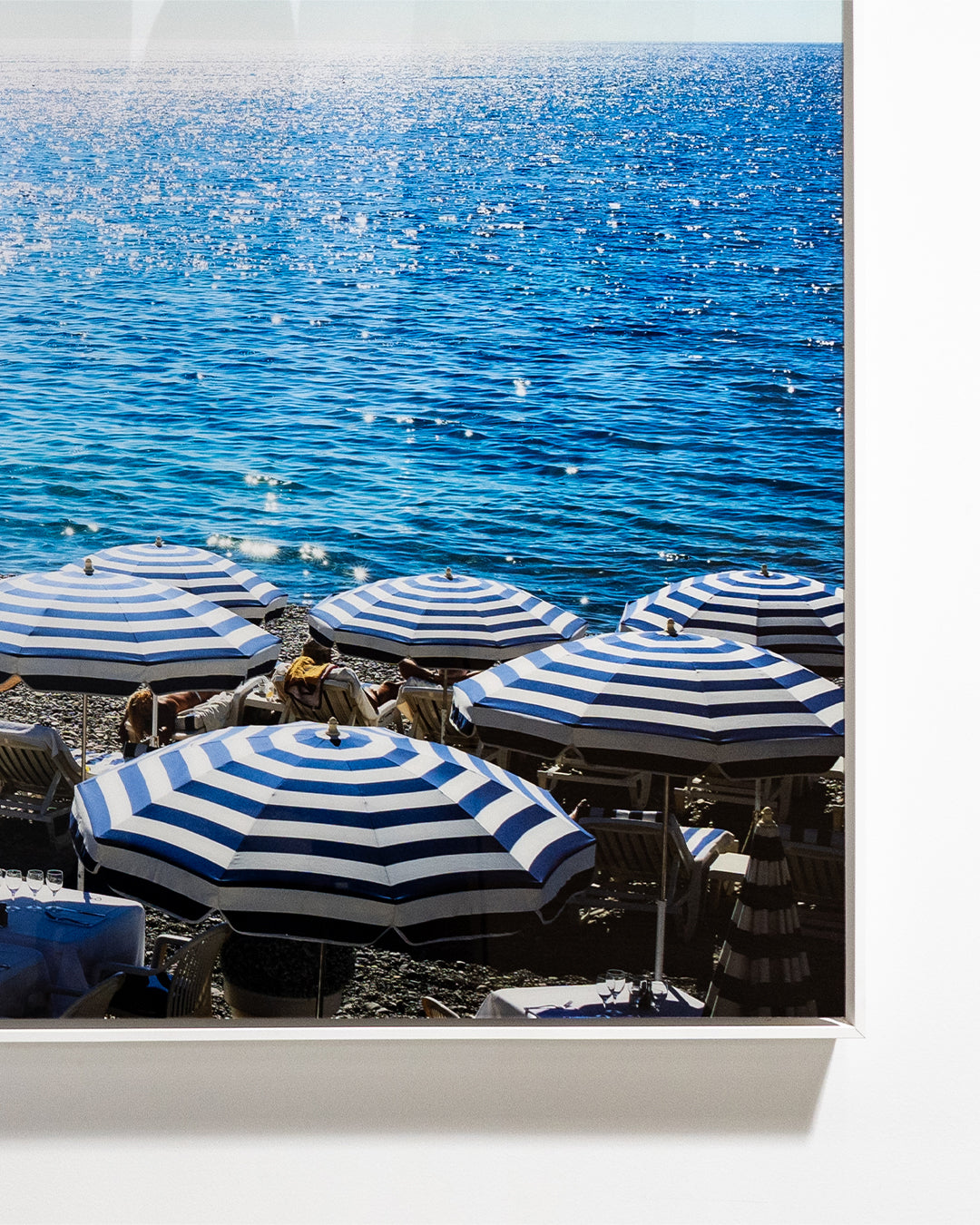 Baldy Art Gallery Stripped Umbrellas Getty images print