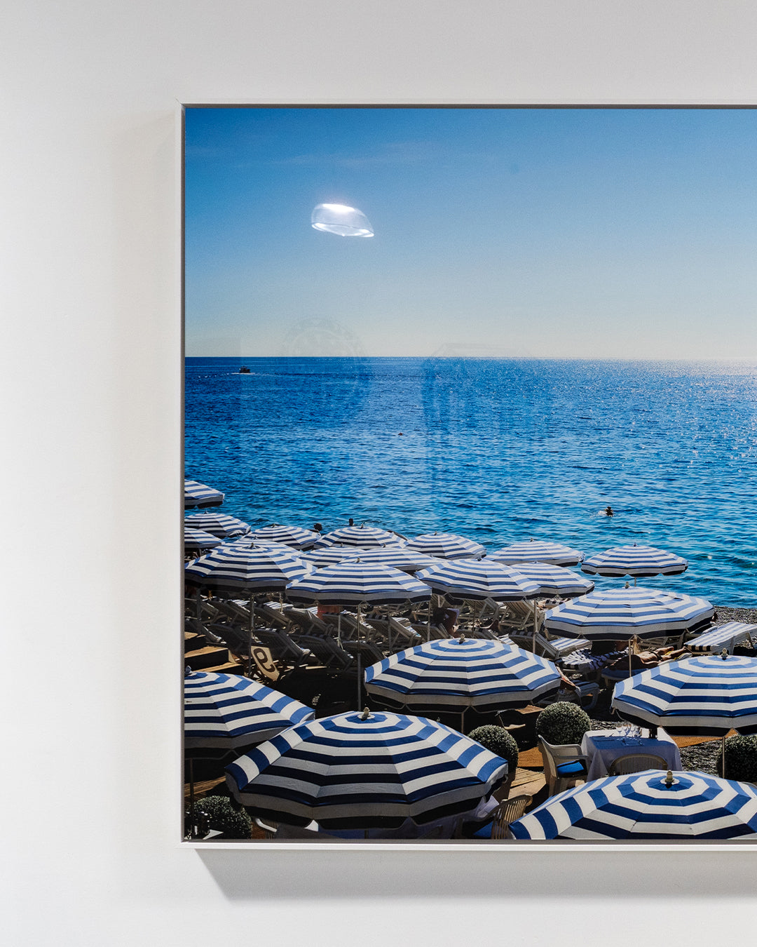 Baldy Art Gallery Stripped Umbrellas Getty images print