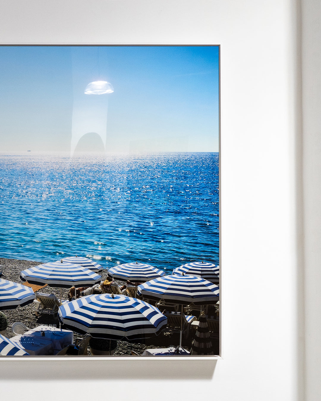 Baldy Art Gallery Stripped Umbrellas Getty images print