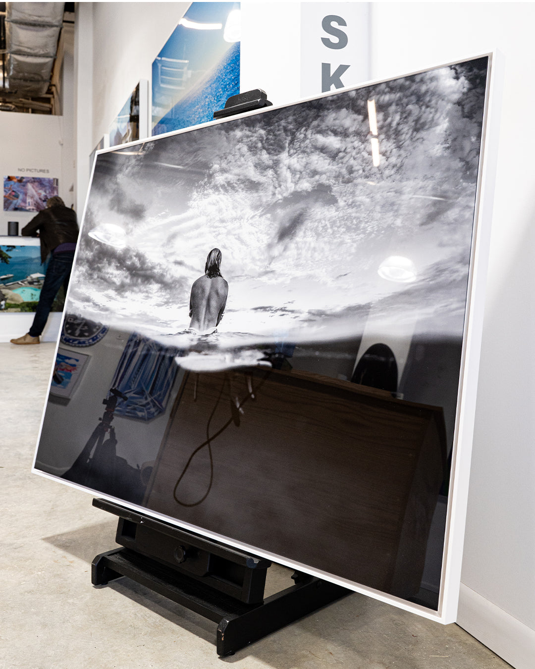 Baldy Art Gallery Young Surfer At Tamarama Beach Photograph Print