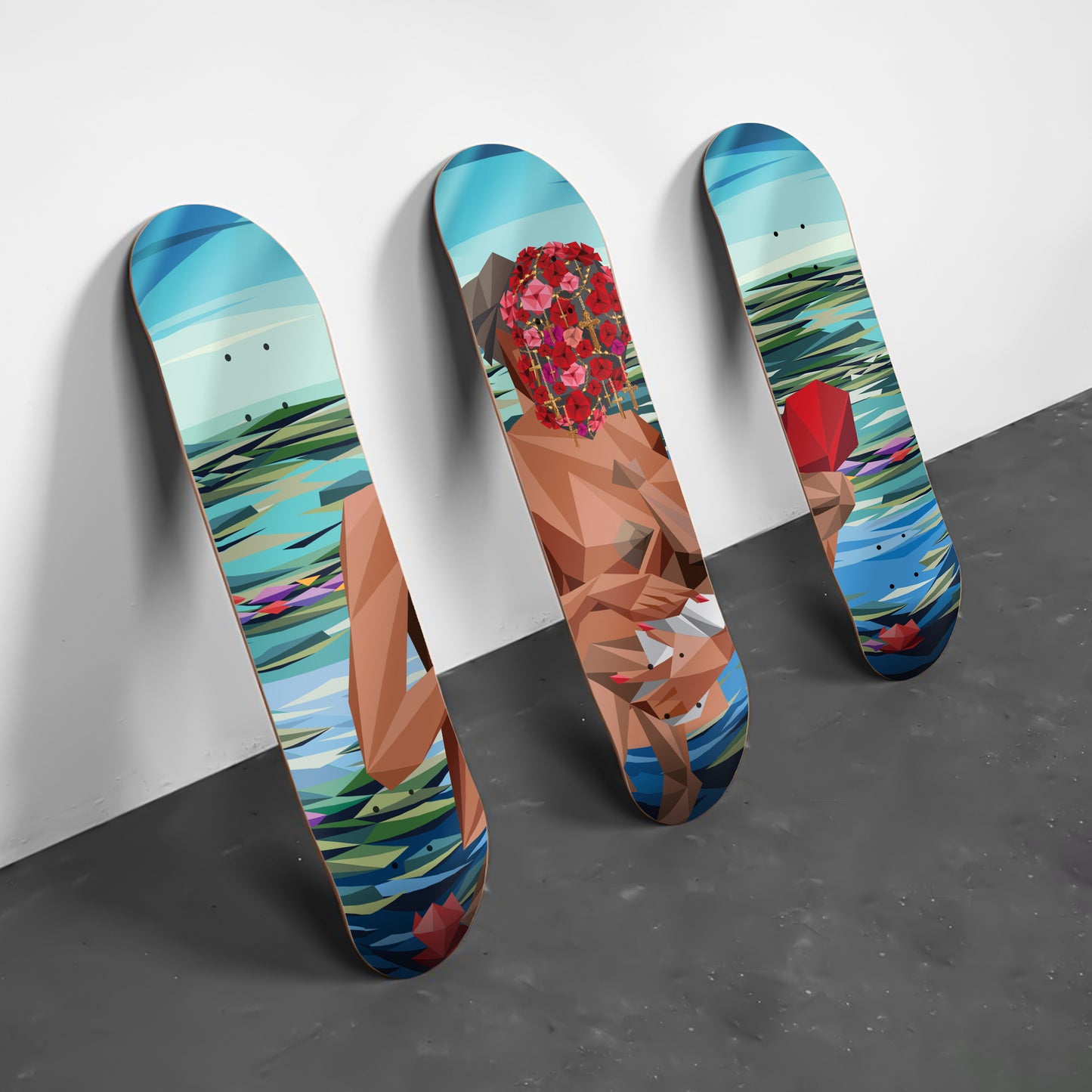 Triptych Skate Deck