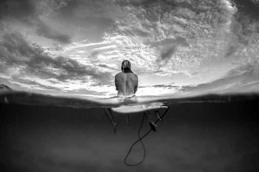 Baldy Art Gallery Young Surfer At Tamarama Beach Photograph Print